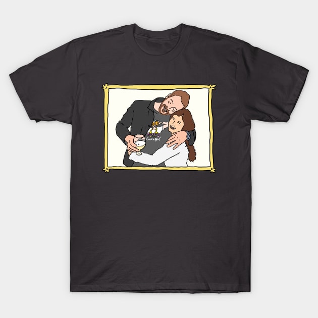 Framed: Cooking With Nick Courage (Meta-Tee) T-Shirt by Nick Courage HQ